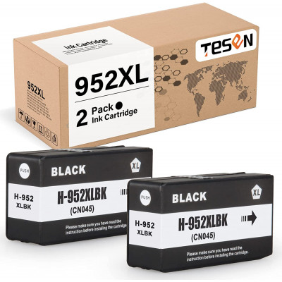 TESEN Remanufactured 952XL Ink Cartridge Replacement for HP 952 XL Ink 2 Pack